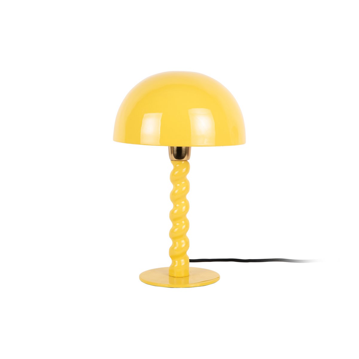 Tafellamp geel 25 cm ijzer