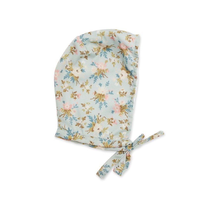Mutsje bloemen voor knuffelpop 38-41 cm