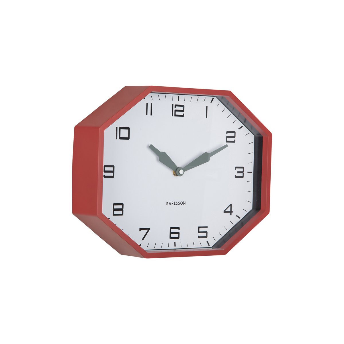 Wall clock modern factory octagon