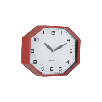 Wall clock modern factory octagon