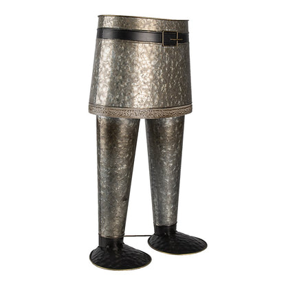 Plant holder Broek 35x23x60 cm Grey Iron Indoor Flower Pot