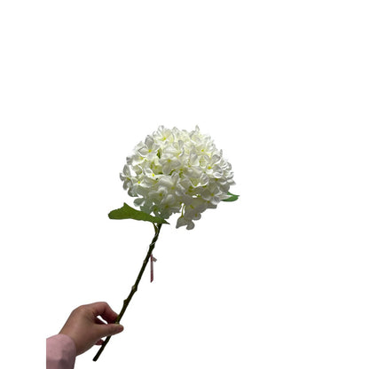 Kunstbloem Hydrangea Macrophylla Wit 50 cm