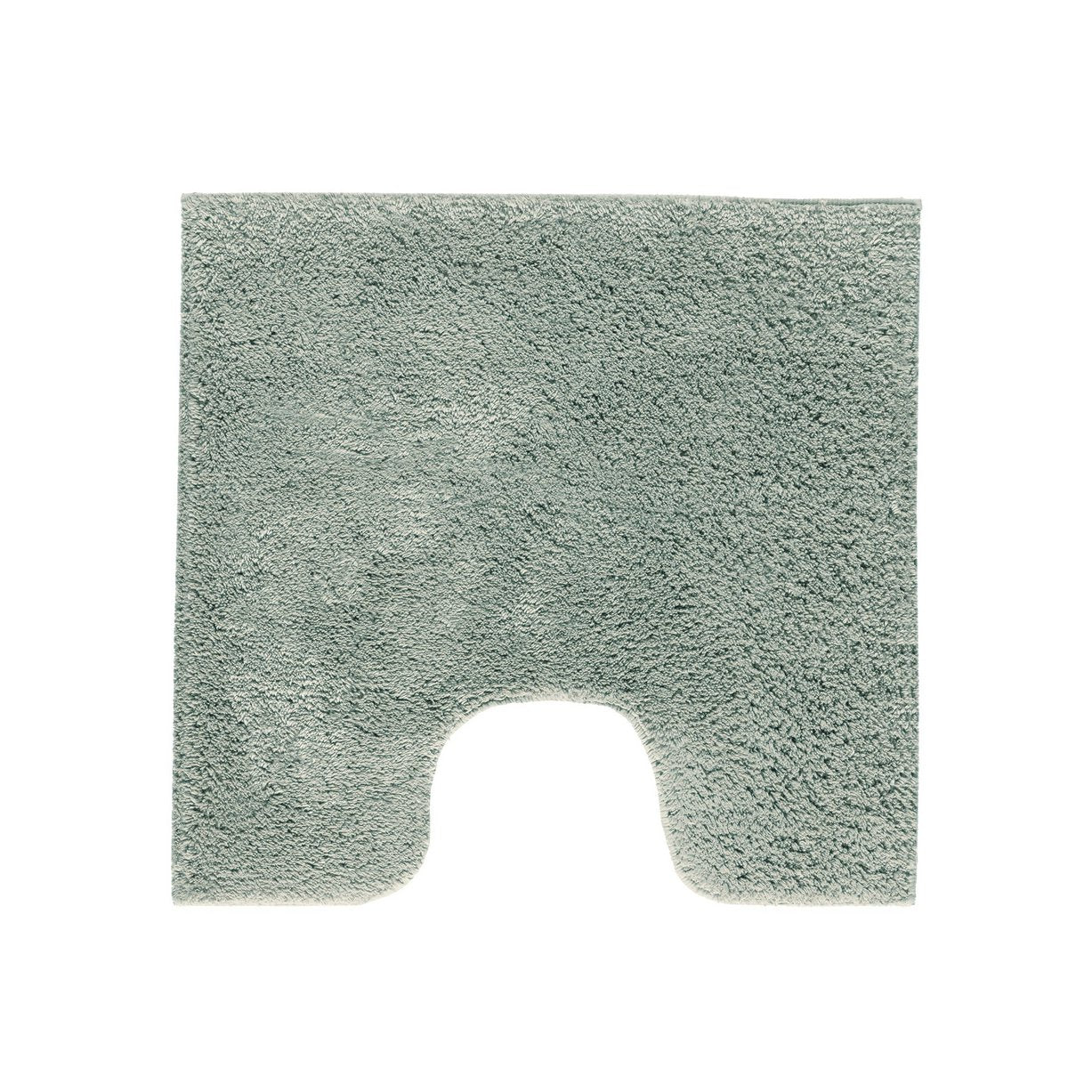 Toiletmat 59x59 cm katoen zeengroen