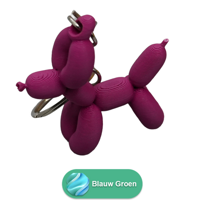 Sleutelhanger ballon hond PLA
