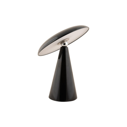 Tafellamp LED 23 cm zwart melamine