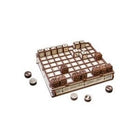 Schaak en damset berkenmultiplex 25x28,5x4,2 cm
