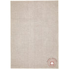 Vloerkleed 140x200 cm crème machinewasbaar