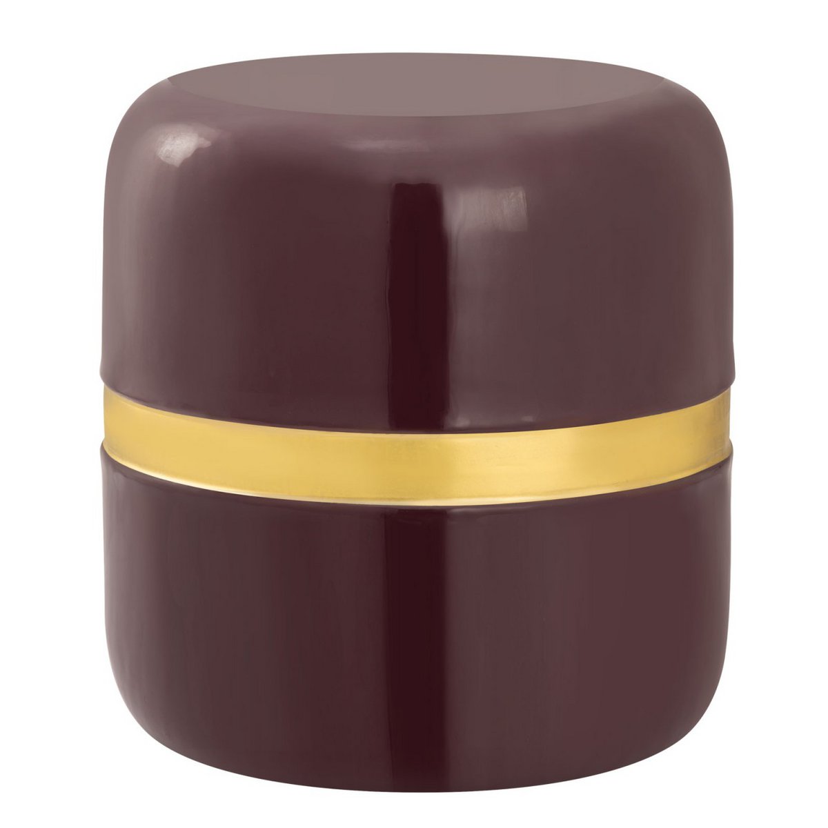 Bijzettafel rond Ø34x36 cm verguld metaal