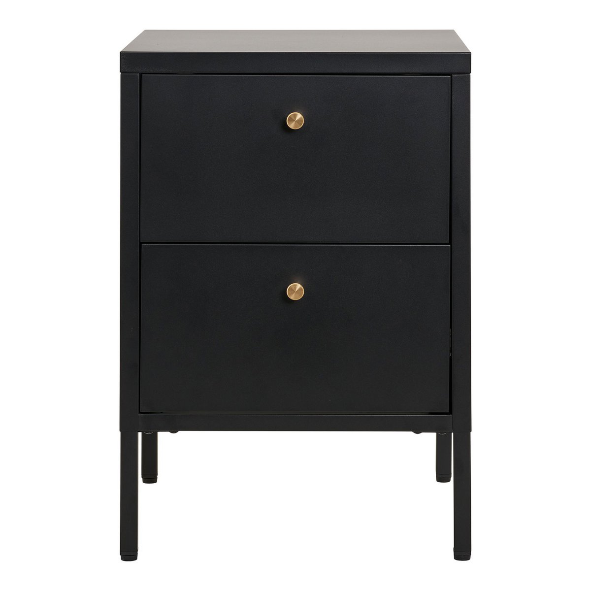Ladekast Dalby 40x40x59.5 cm zwart staal