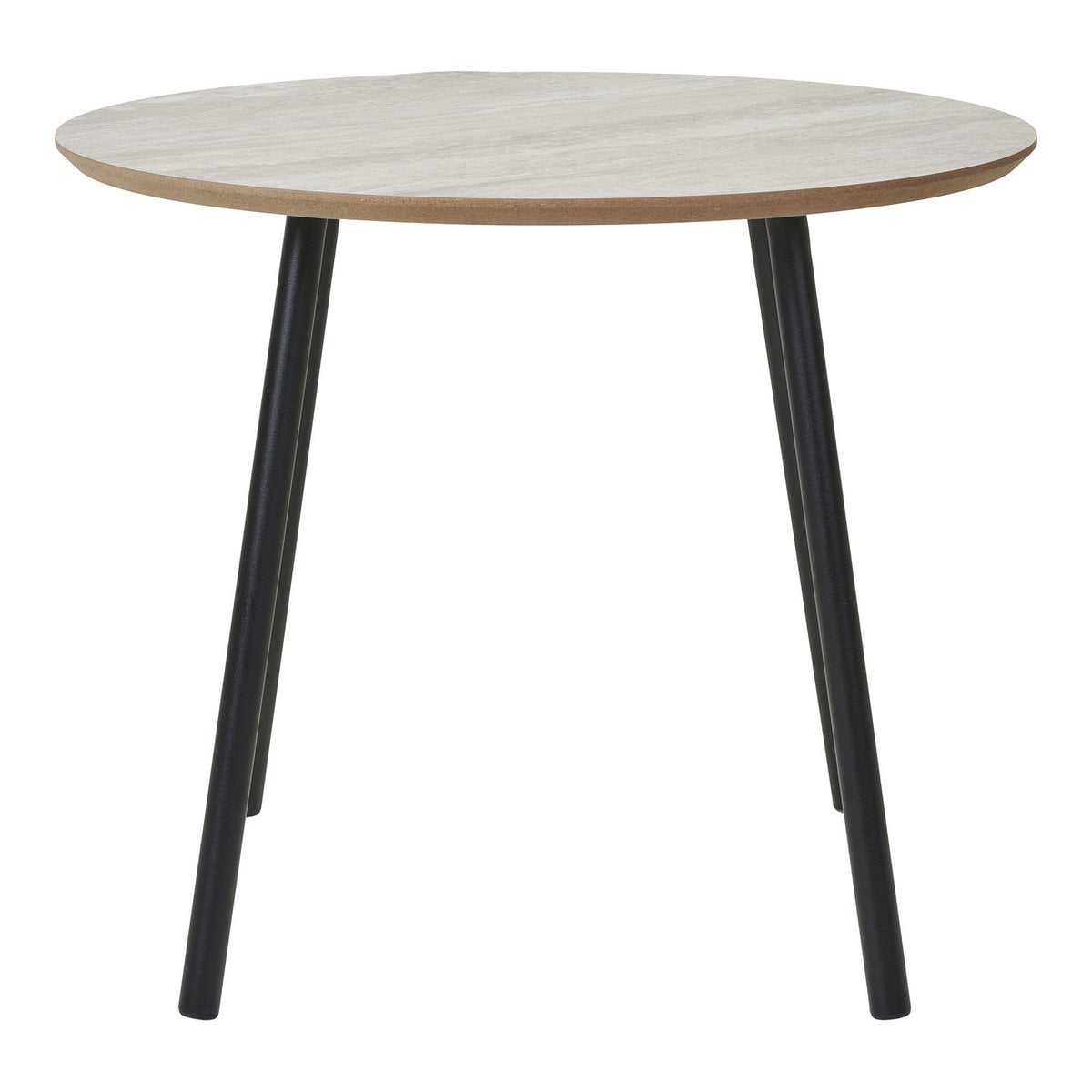 Salontafel Ø55x45 cm zwart MDF