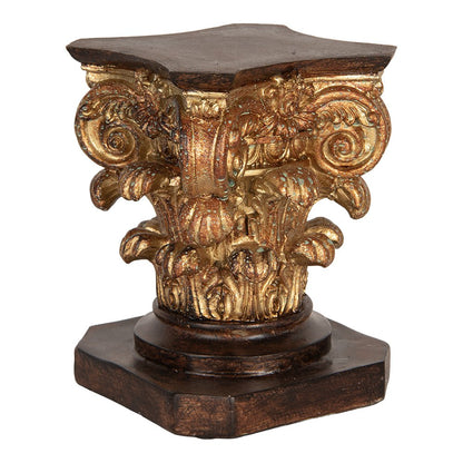Plantentafel 12x12x16 cm kunststof bruin