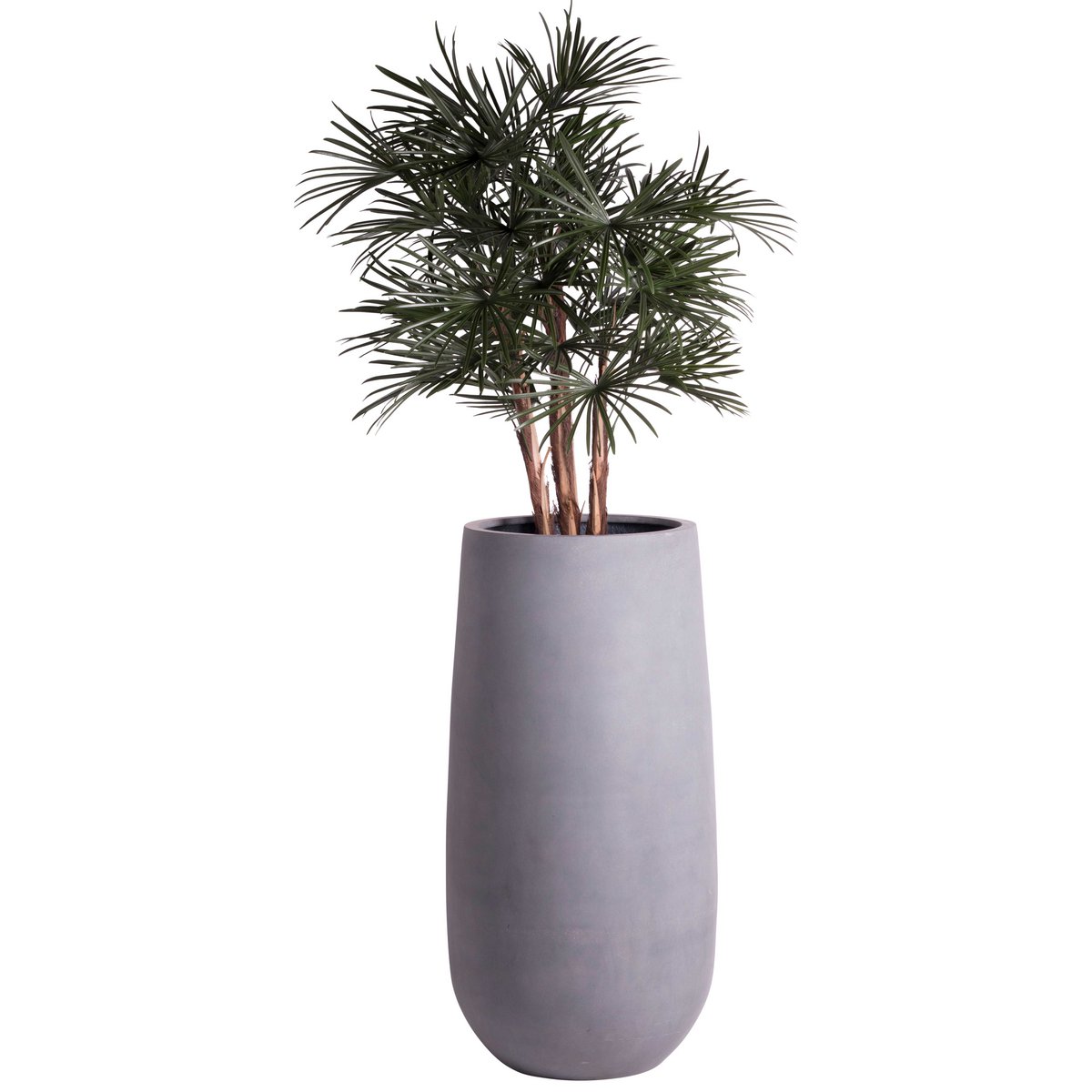 Plantenpot Idaho grey Ø35x70 cm polyester