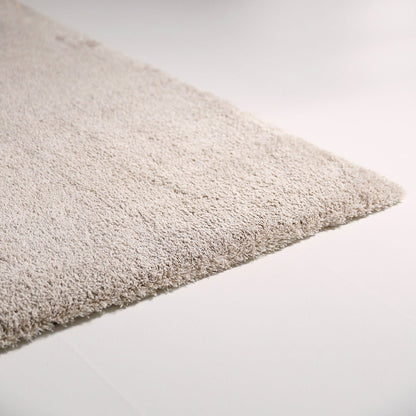 Vloerkleed 140x200 cm crèmekleurig machinewasbaar
