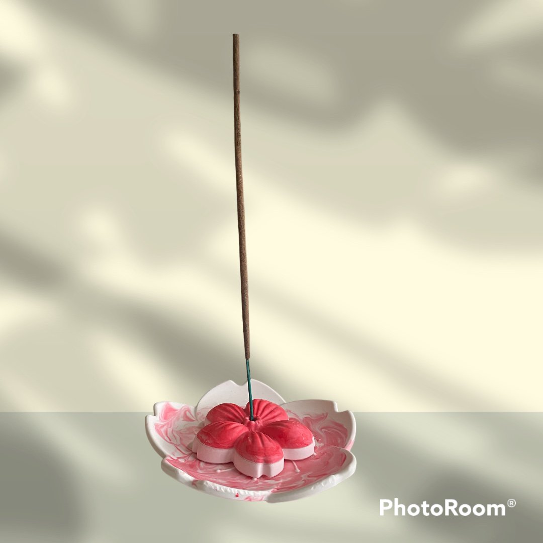 Sakura trinket tray 14x8.5x8.4 cm