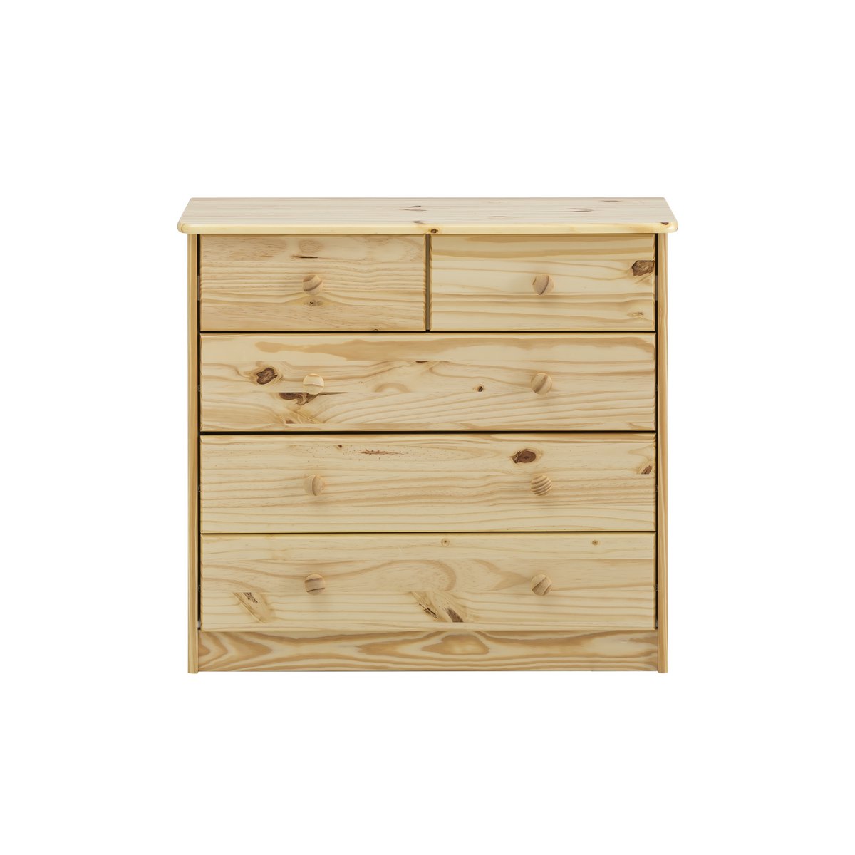 Solid Pine Five-Drawer Sideboard Robust