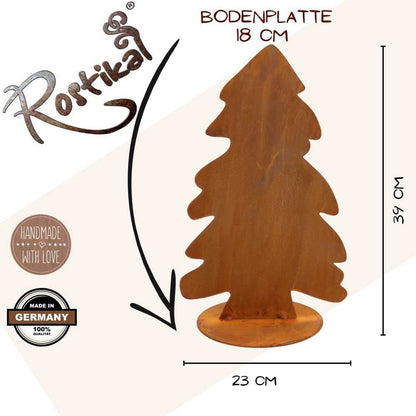 Kerstboom in patina | Kerstversiering kerstboom klein