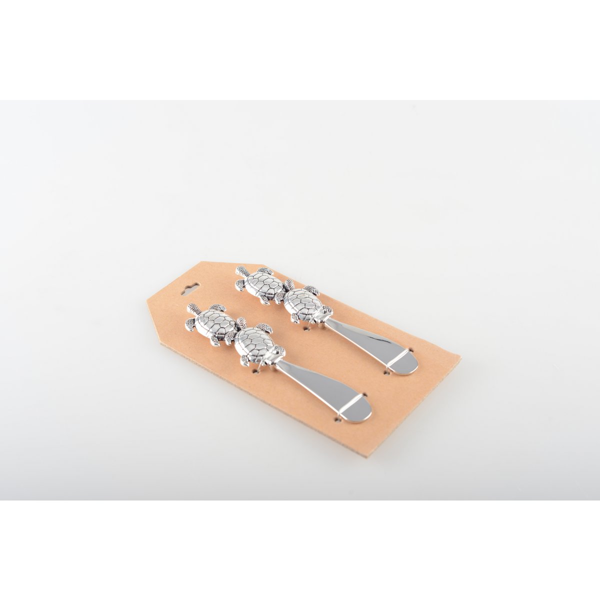 Botermessen set van 2 zilver