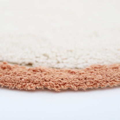 Kinderkamer tapijt wolk Little Nimbus Toffee 100% katoen