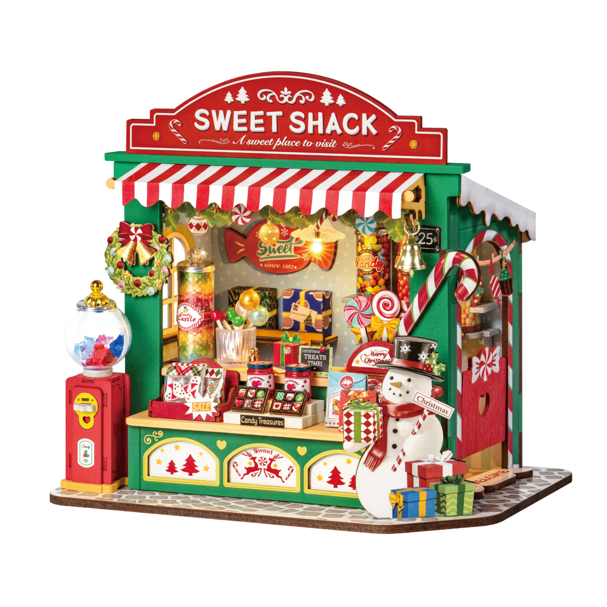 Robotime, Christmas Candy Stand, DS043, 17,0x11,4x16,0 cm