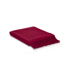 Wol deken Rio 140 cm rood