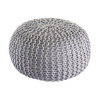 Pouf buiten Ø55x37 cm gerecycled plastic