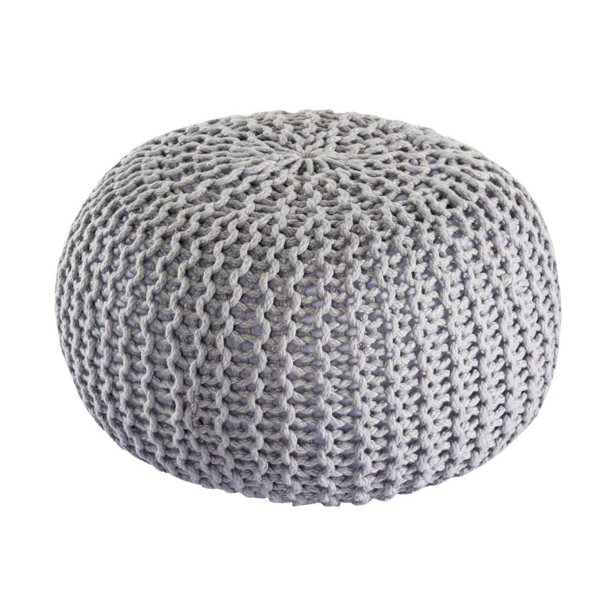 Pouf buiten Ø55x37 cm gerecycled plastic
