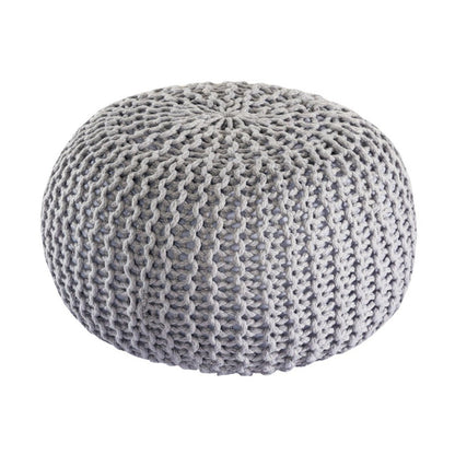 Pouf buiten Ø55x37 cm gerecycled plastic