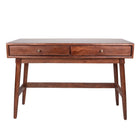 Bureautafel hout bruin 122x41x82 cm