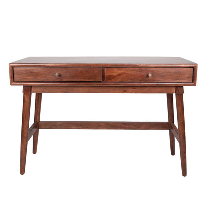 Bureautafel hout bruin 122x41x82 cm