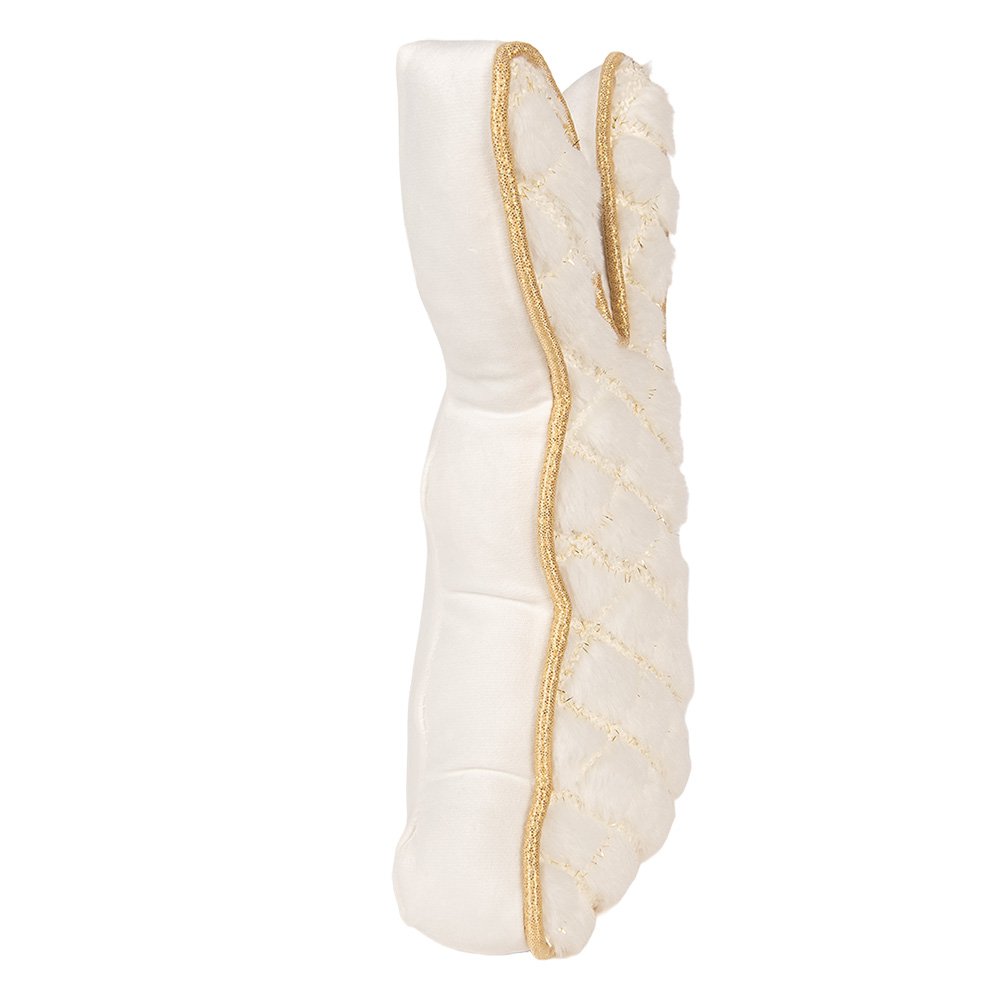 Doorstop Rabbit 20x7x31 cm White Polyester