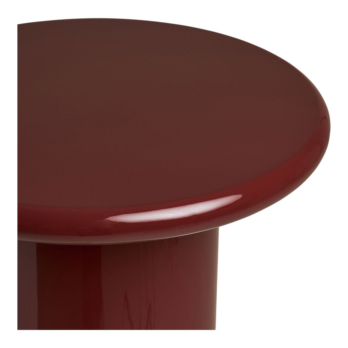 Bijzettafel 45x50 cm MDF bordeaux