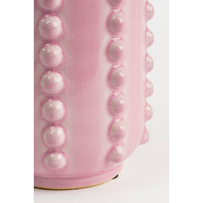 Vaas keramiek 30 cm roze