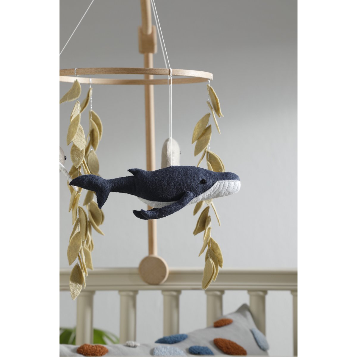 Babymobiel oceaan 21,5 cm wolvilt