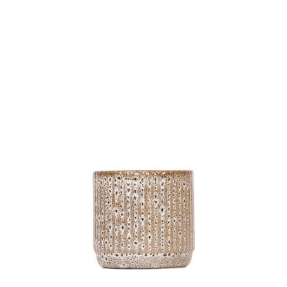 Sierpot keramiek Ø6 cm jaguarprint beige