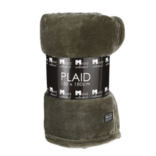 Famke Fleece Plaid Donkergroen L180 X B130 Cm Zacht