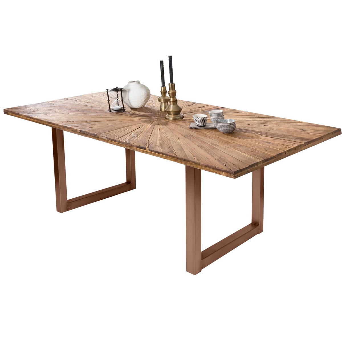 Table base antique brown