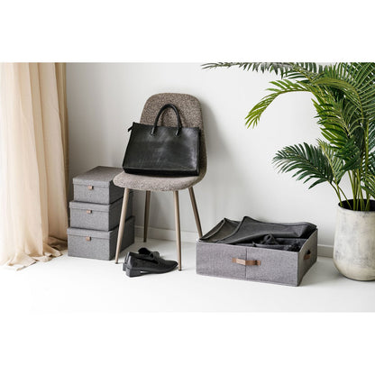 Organizer textiel donkergrijs 56x47x18 cm