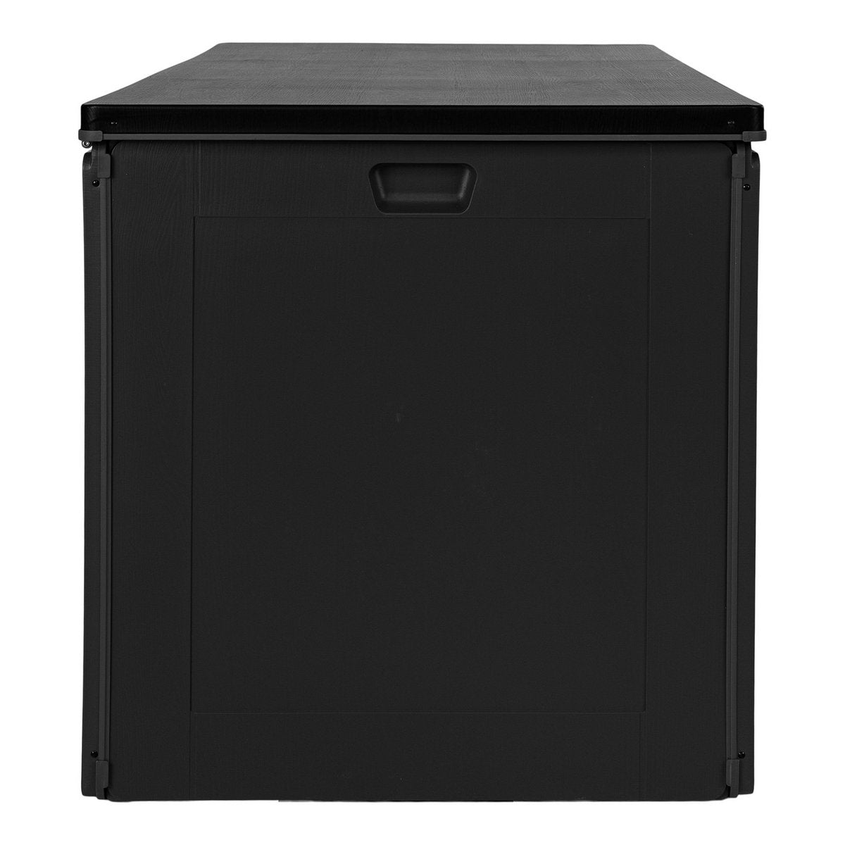 Kussendoos kunststof 146,5x61x64,5 cm zwart 490L