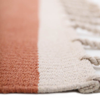 Vloerkleed 100x150 cm katoen gerecycled roze