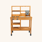 Outdoor play kitchen