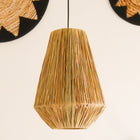 Lampenkap raffia rond 25x34 cm