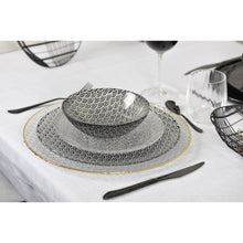 Housewife 24 Black Brilliant Cutlery Set Table Presentation