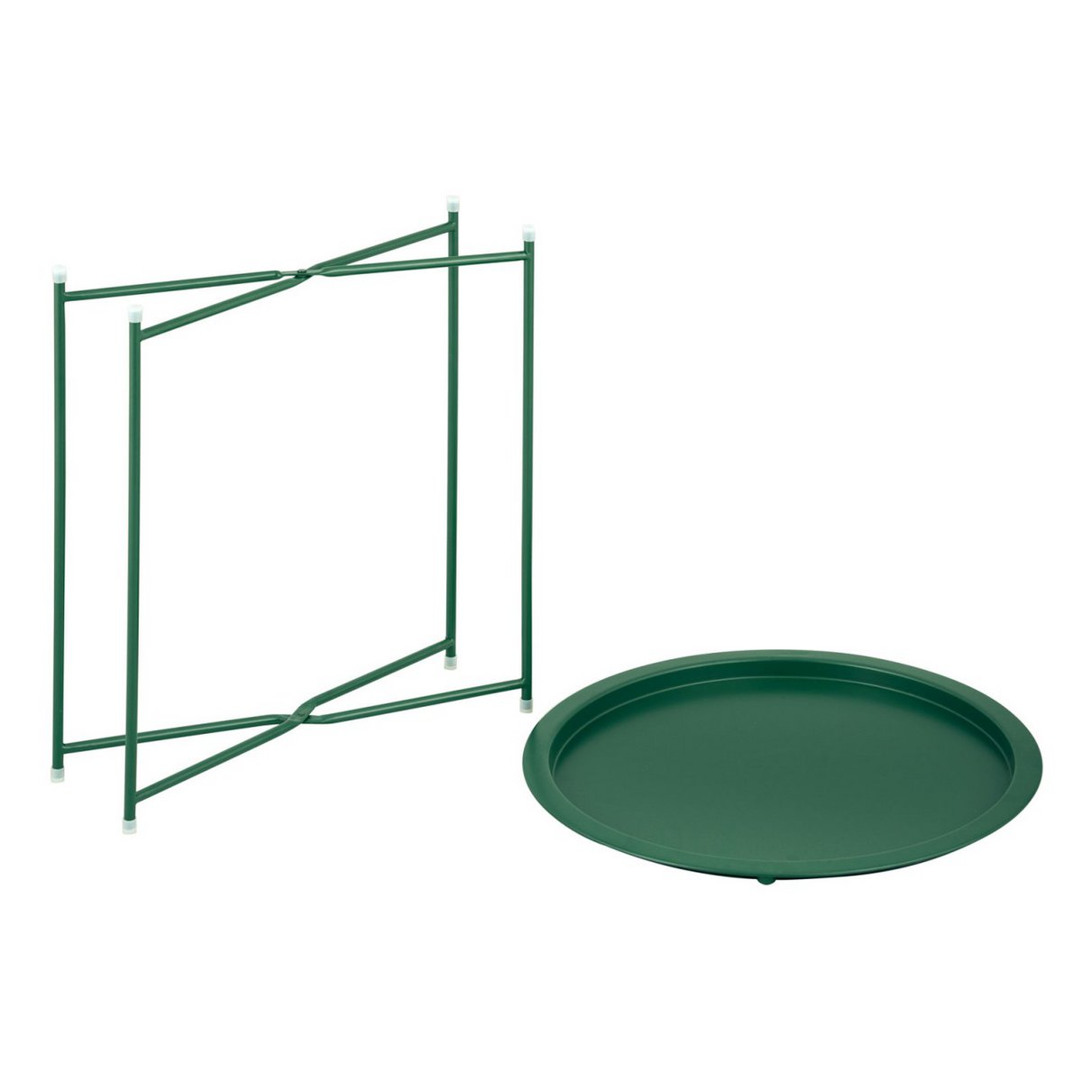 Bijzettafel metaal Ø 47x51 cm opvouwbaar