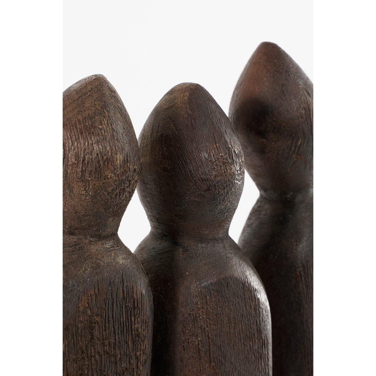 Woondecoratie mangohout 7x18x46 cm bruin