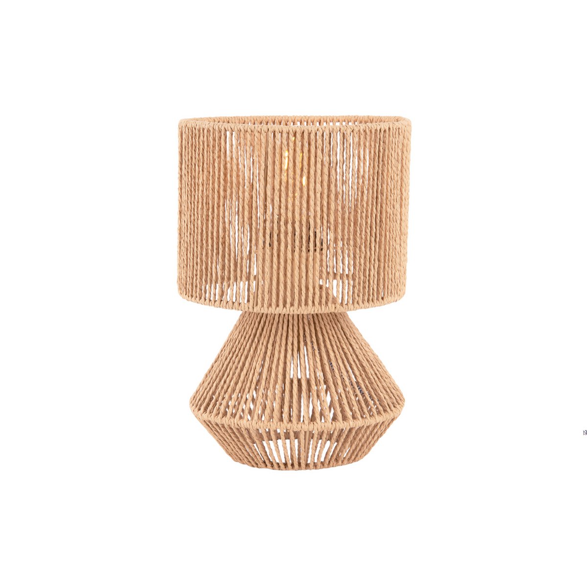 Tafellamp Forma 20x20x30 cm jute beige