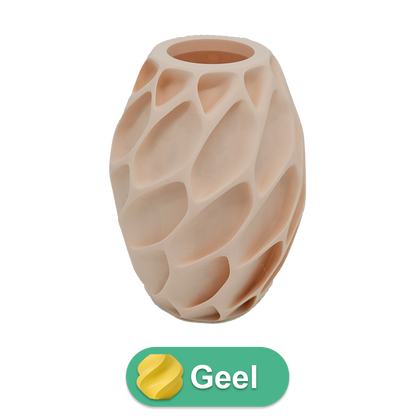 Oruna 3D vaas - 3D geprinte vaas - Duurzaam PLA - Geschikt voor kunstbloemen