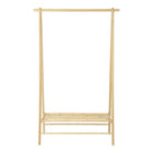 Manaus Clothes Rack Bamboo Natural 104x46x164 cm Spacious