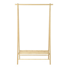 Kledingrek bamboe 104x46x164 cm