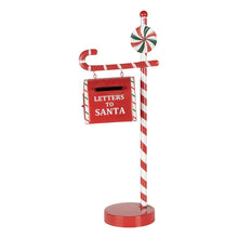 Christmas decoration Letterbox 20x12x51 cm Red Metal