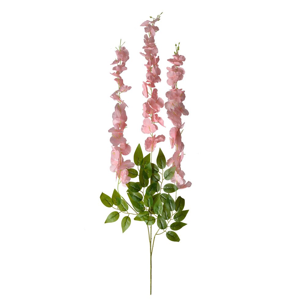 Kunstbloemen set 12 stuks 110 cm roze kunststof